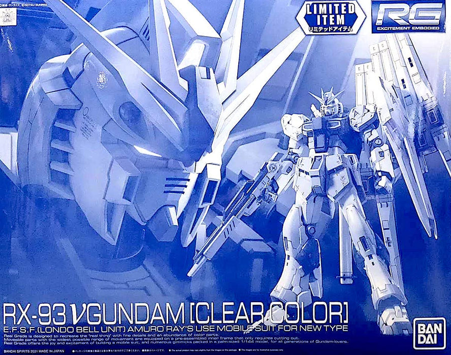 RG 1/144 RX-93 Nu Gundam HWS (Clear Color) Event Edition